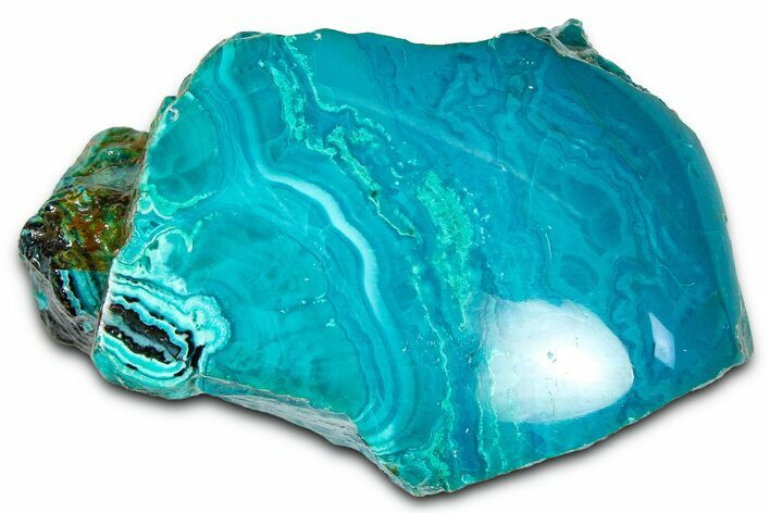 Polished Atacama Blue Opal (Chrysocolla & Opal) - Chile #362274